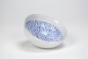 Lichen - porcelain with hand painted cobalt 4 x 10 x 10cm